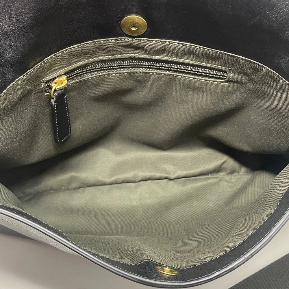 Coach Bleecker Legacy Leather Courier Bag F1169-70486🖤